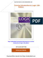 (PDF Download) Test Bank For A Concise Introduction To Logic 13th Edition Fulll Chapter