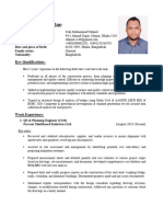 Toki Mohammad Tahmid CV