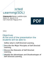 Self Directed Learning