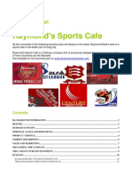 Business Plan Example Sports Cafe