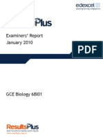 6BI01 01 GCE Pef Examiners Report