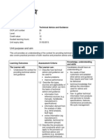 Technical Advice and Guidance