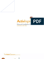 10363uk ActivInspire - ActivDriver Network Installation Guide (Windows and Mac)