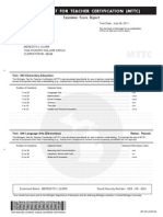 MTTC Test Results