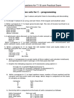 Question Sets For C - Programming: 10. Write A C Program To Calculate Simple Interest and Compound Interest Print