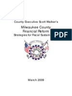 Scott Walker Finance Reform FINAL3.24.09 - Employee Pay and Benefits Reform