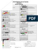 2012-13 Instructional Calendar