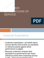 Customer Expectations of Service