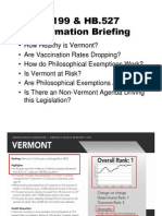 VT S.199 &amp HB.527 Information