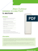 TL-WA7510N V1 Datasheet