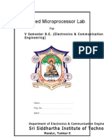 Advanced Microprocessor Lab Manual