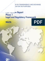 Peer Review Report Phase 1 Legal and Regulatory Framework: Malta