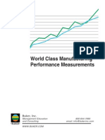 World Class Manufacturing Performance Measurements: Buker, Inc