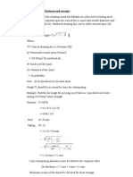 Computing Die Thickness and Margins