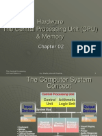 The Central Processing Unit and Memory By. Shafiq Ahmed Chachar 1