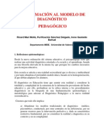 Aproximación Al Modelo de Diagnóstico