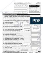 Employer's QUARTERLY Federal Tax Return: 5 3 1 3 1 0 0 1 0 Kenifer Corp Computer Solutions