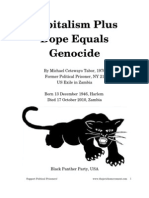 Capitalism Plus Dope Equals Genocide by Michael Cetewayo Tabor RIU