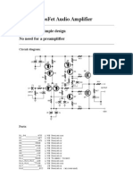 25 Watt MosFet Audio Amplifier