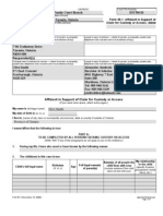 Form 35.1 - Affidavit in Support of Claim For Custody or Access1