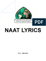 Naat Lyrics - NEW UPDATE! (June 2013)