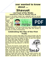 All You Ever Wanted To Know About Shavuot