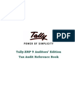 Tax Audit Reference Manual - Tally TDL - College Management Software - Tally Implementation Services