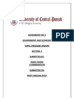 Gne Pressure Group Assignment