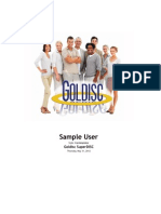 Sample User: Goldisc Superdisc
