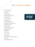 Synopsis Format of Library Management System