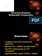 McDonalds Financial Analysis