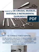 3 Equipos de Cirugia e Instrumental Quirurgico