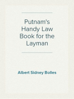 Putnam's Handy Law Book for the Layman