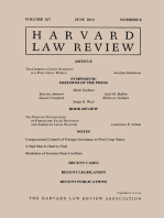 Harvard Law Review: Volume 127, Number 8 - June 2014