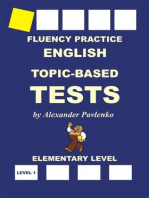 English, Topic-Based Tests, Elementary Level: English, Fluency Practice, Elementary Level, #3