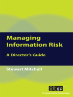 Managing Information Risk: A Director's Guide