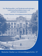 Von Rechtsquellen und Studentenverbindungen, Lateinamerikanistikpionieren und politisch Unangepassten: Facetten Rostocker Universitätsgeschichtsschreibung (1)