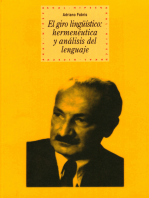 El giro lingüístico: Hermenéutica y análisis del lenguaje