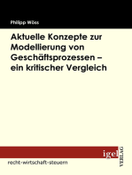 Aktuelle Konzepte zur Modellierung von Geschäftsprozessen - ein kritischer Vergleich