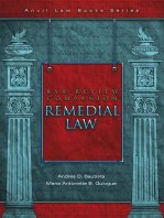 Bar Review Companion: Remedial Law: Anvil Law Books Series, #2