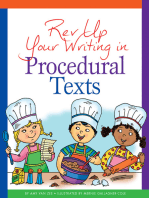 Rev Up Your Writing in Procedural Texts