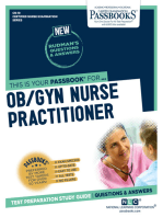 OB/GYN NURSE PRACTITIONER: Passbooks Study Guide