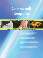 Commvault Simpana A Complete Guide - 2019 Edition