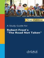 A Study Guide (New Edition) for Robert Frost's "The Road Not Taken"