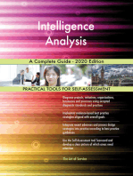 Intelligence Analysis A Complete Guide - 2020 Edition