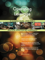 Operating Leverage A Complete Guide - 2020 Edition