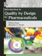 Introduction to Quality by Design for Pharmaceuticals