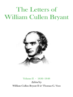 The Letters of William Cullen Bryant: Volume II, 1836–1849
