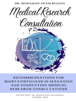 Recommendations for Biostatisticians in Managing and Conducting Medical Research Consultations