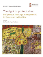 The right to protect sites: Indigenous heritage management in the era of native title